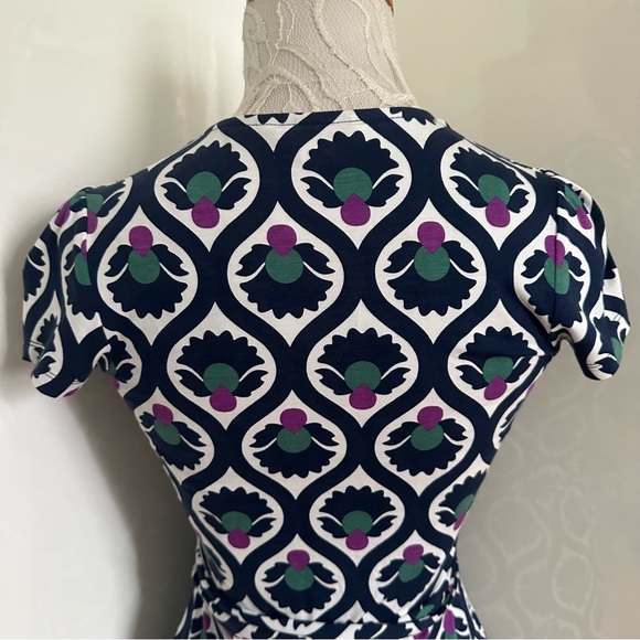 NWOT Boden Summer Wrap Dress in Bramble Bud Sz 2P Petite - Picture 9 of 12